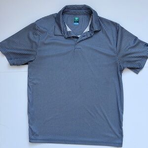 Pro Tour Men's Blue Checkered polo Shirt